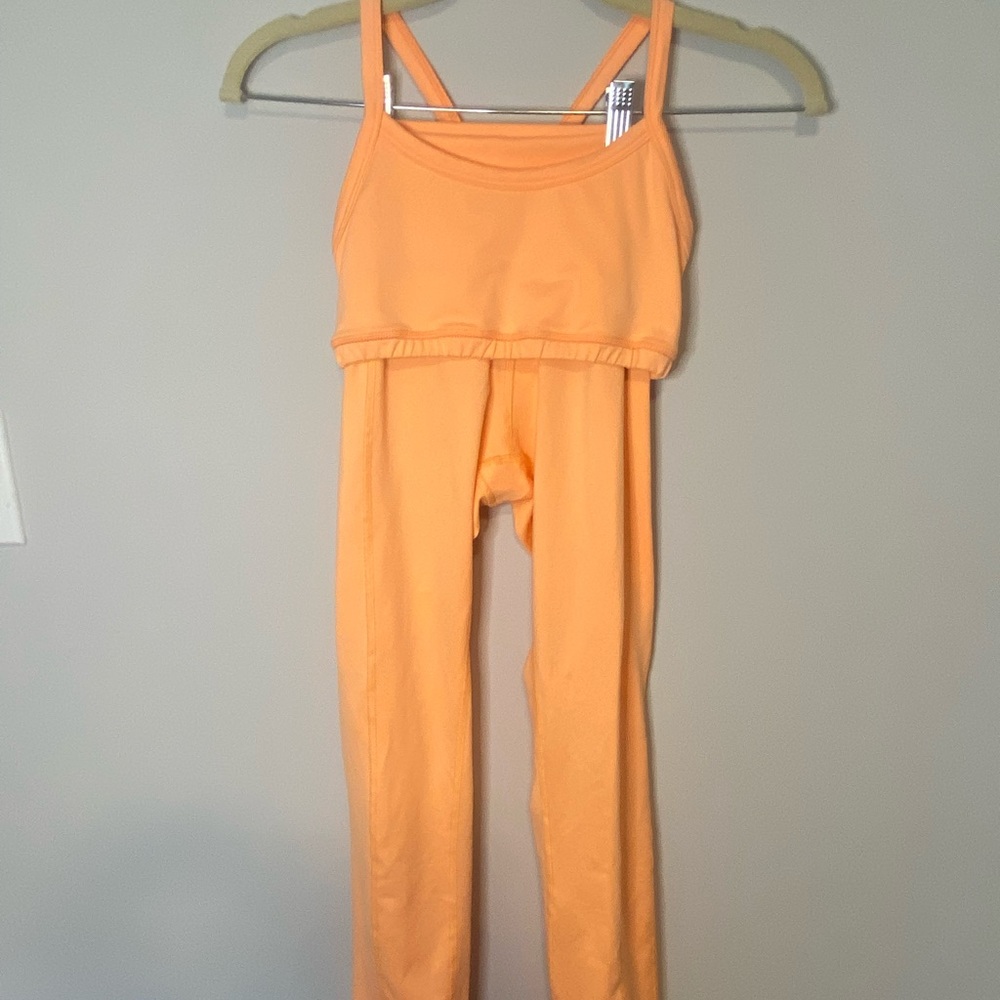 Morgan Stewart Sport leggings and bra set